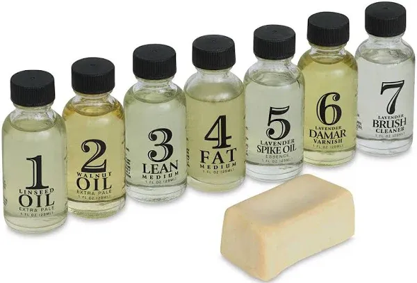 Chelsea Classical Studio Oil Painting Mediums Sampler Set