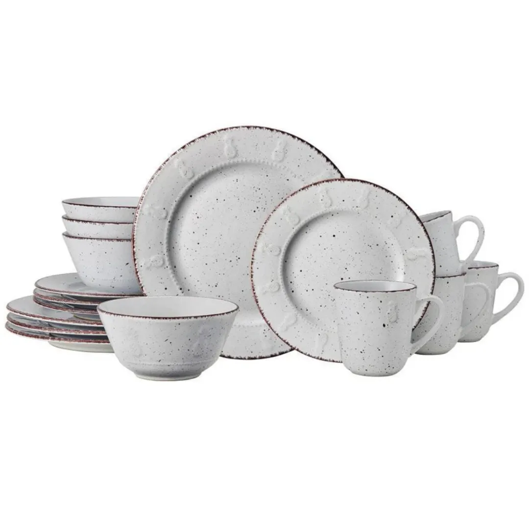 16pc Pfaltzgraff Pineapple Dinnerware