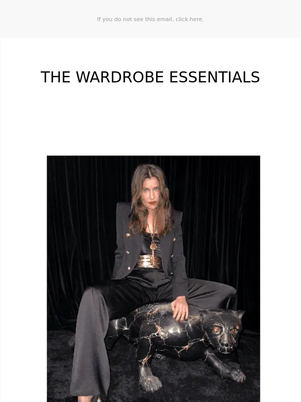 Balmain - THE WARDROBE ESSENTIALS