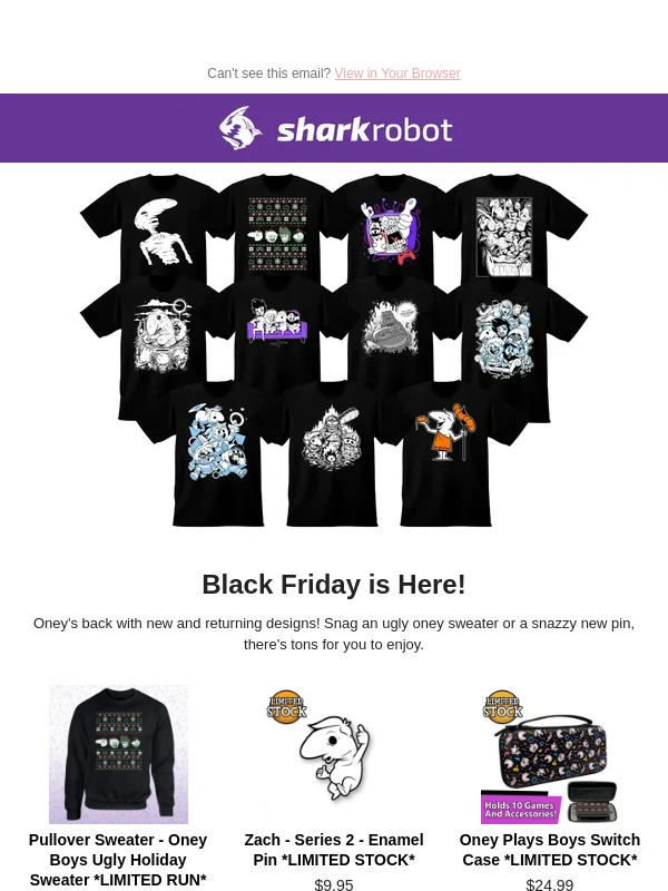Shark Robot - It's our Black Friday Sale