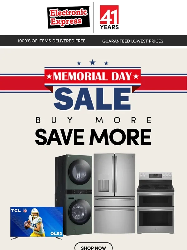 Electronic Express - Last Chance: ? Grab Your Memorial Day Rebates Now!