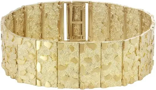 10k/14k Gold Nugget Bracelet