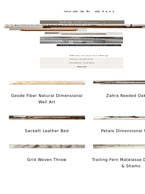 West Elm - Now’s the time to finish your guest room