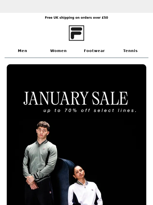 FILA - LAST CHANCE; WINTER SALE ?