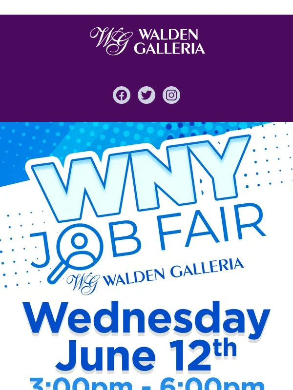 Regal Cinemas - WNY Job Fair Happening TOMORROW ?️