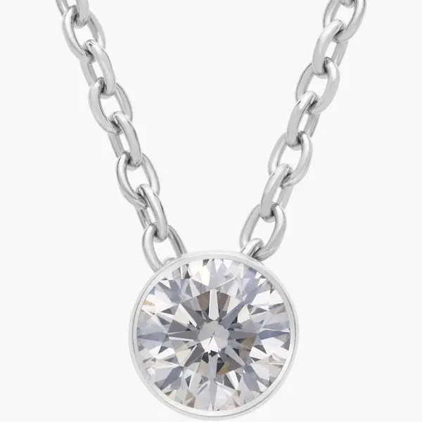 Blue Nile tw. Floating Diamond Pendant Necklace 14k White Gold