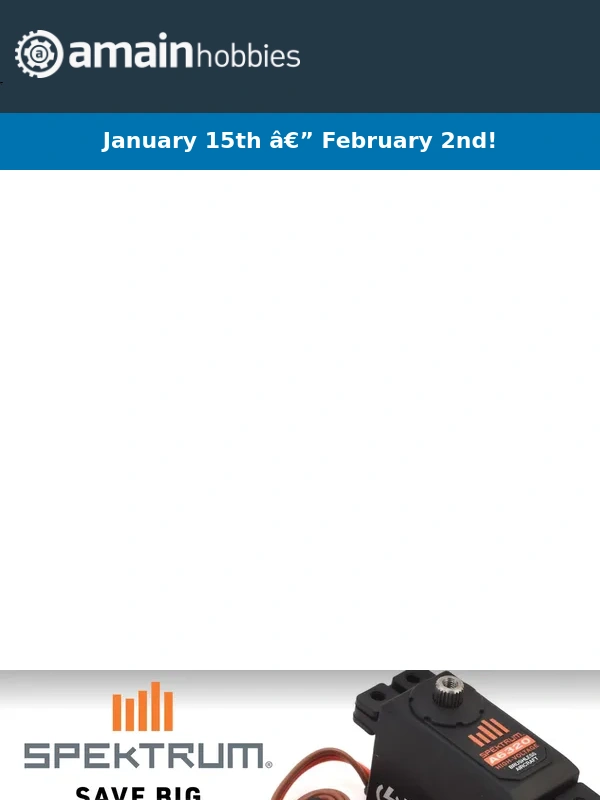 AMain Hobbies - Last Week To Save During The Snowy Savings Sale