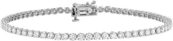 Saks Fifth Avenue Collection 14K White Gold Lab-Grown Diamond Tennis Bracelet