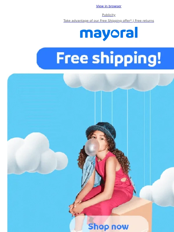 Mayoral - FREE SHIPPING Get the latest trends now! ??
