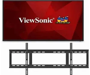 Viewsonic CDE4312-E1 - 43 4K Ultra HD Display W/ WMK-077 Fixed Wall Mount, 7278164