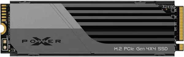 Silicon Power US75 Nvme PCIe Gen4 M.2 2280 SSD R/W Up to 7,000/6,500 MB/s