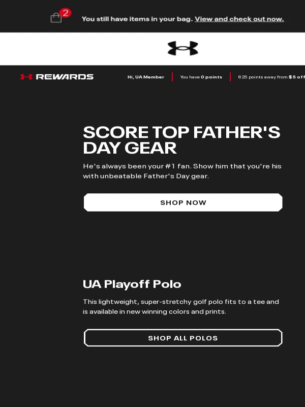 Under Armour - Catch the Father’s Day drop