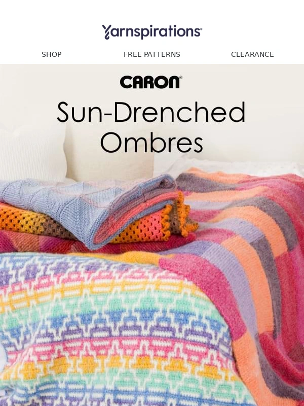 Yarnspirations - Stitch Sunshine: New Blankets Are Here!