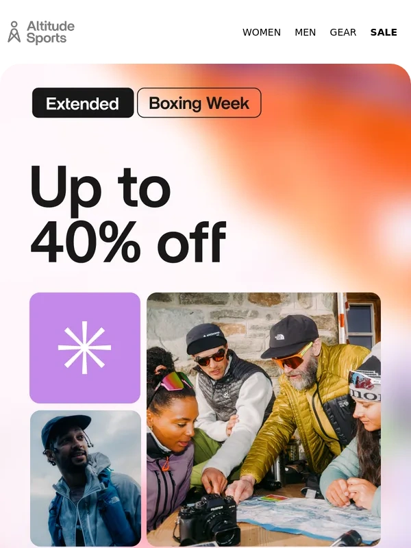Altitude Sports - Reminder: Boxing Week is EXTENDED