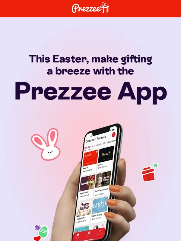 Prezzee - ? Hop into Gifting - Download the Prezzee App This Easter!