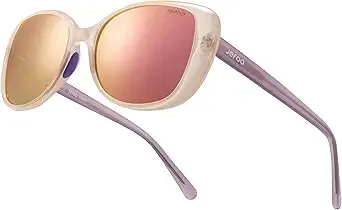 Jefoo Polarized Sunglasses Women Men Retro Vintage Shades Outdoor Sport Trendy Glasses UV Protection