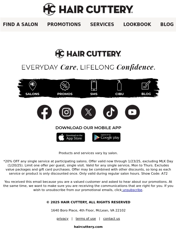 Hair Cuttery - Hair wellness is here! ?