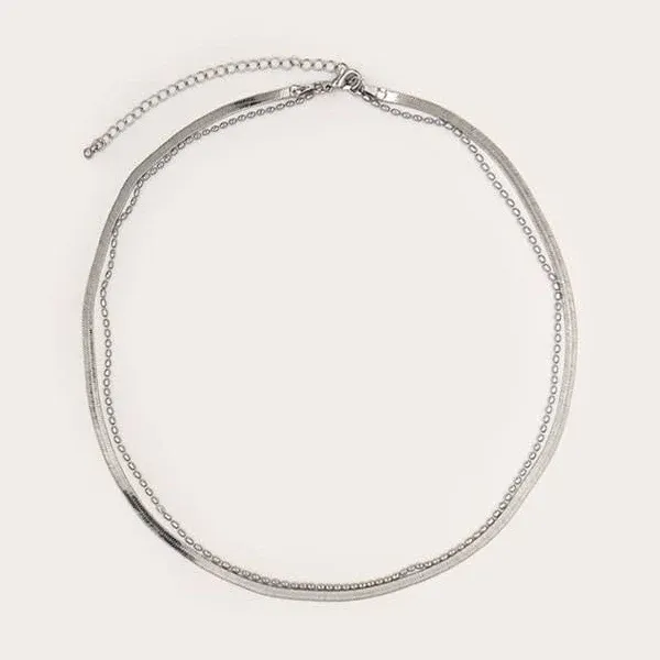 Layered Snake Chain Necklace