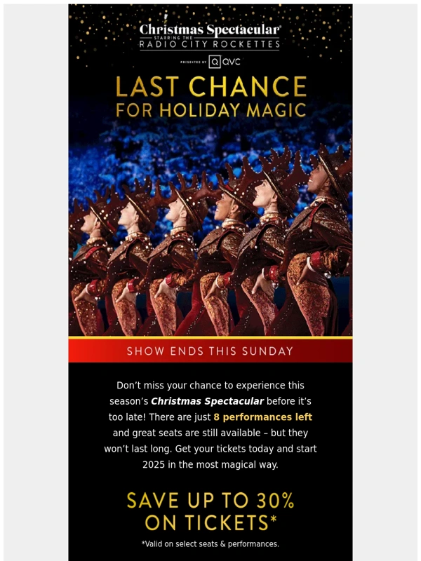Rockettes - ✨Just 3 Days Left!✨
