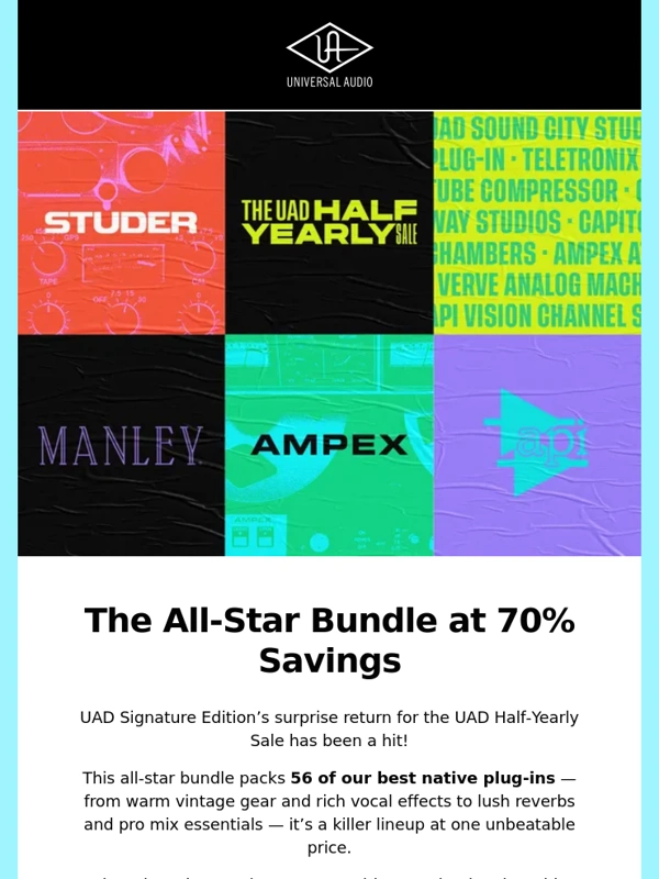 Universal Audio - This Bundle’s Not Supposed to Be Here ?