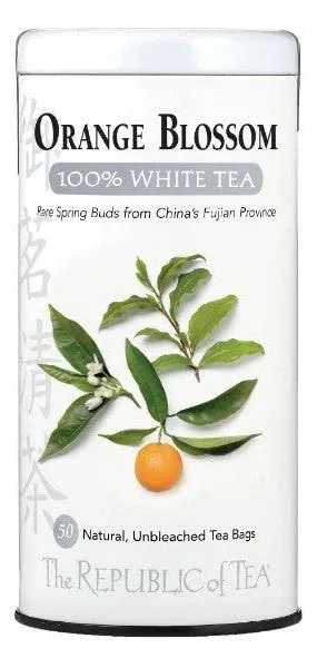 The Republic of Tea Orange Blossom White Tea Bags