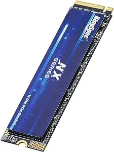 KingSpec NX Series 1TB Gen3x4 NVMe M.2 SSD, Up to 3500MB/s, 3D NAND Flash M2 2280 Internal Solid State Drive, for Desktop and Laptop