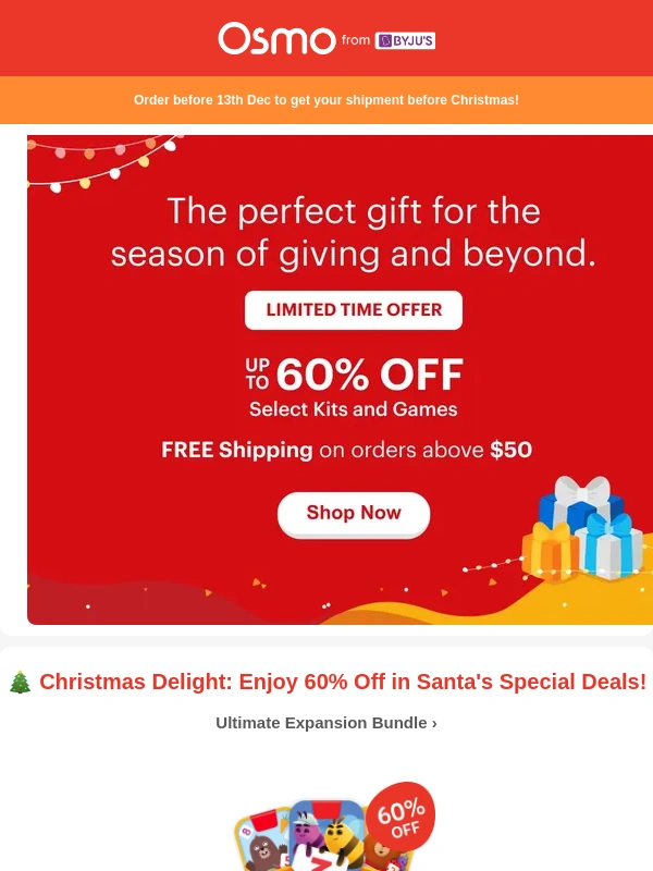 Osmo - ? Santa's Treat: Up to 60% Off in Christmas Special Deals