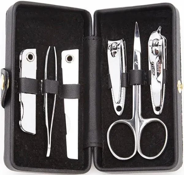 Royce Leather Framed Manicure Set