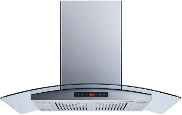 Winflo WH101B36DLWinflo 36" Convertible Island Range Hood