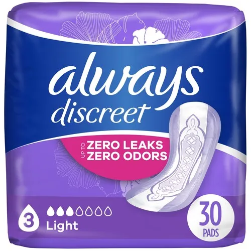 Always Discreet Adult Incontinence Pads