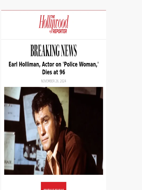 MUBI - Earl Holliman,Actor on 'Police Woman,' Dies at 96