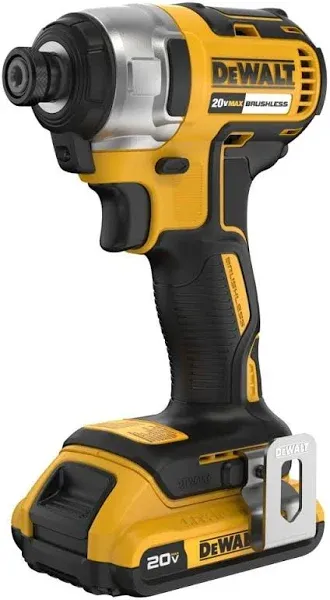 DEWALT 20V MAX Brushless 1/4 In. Hex Cordless Impact Driver Kit