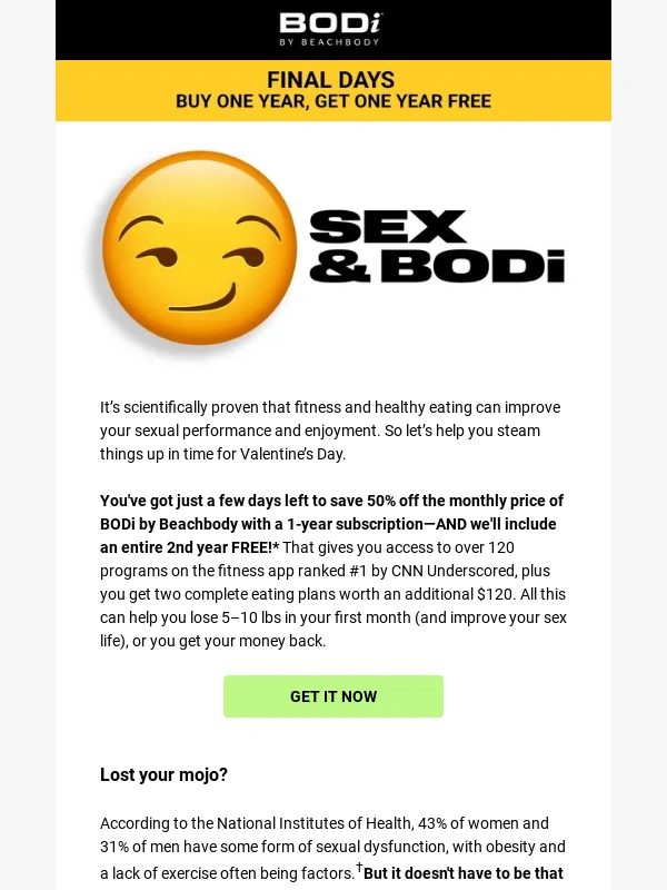 Beachbody On Demand - Want to spice up your Valentine's Day?