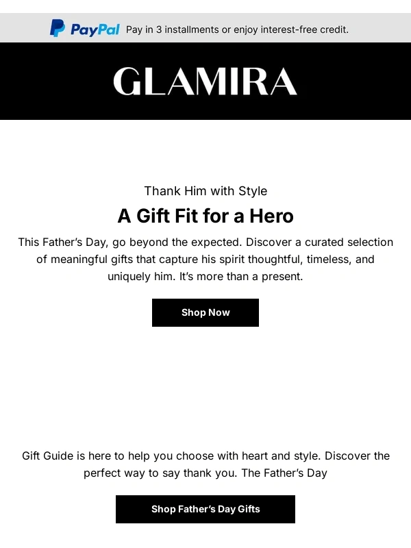 GLAMIRA UK - ? Father’s Day Is Near – Find the Right Gift