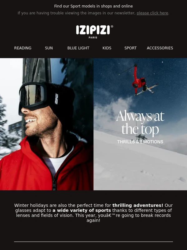 IZIPIZI - Prepare your winter holidays #3: experience thrilling adventures!