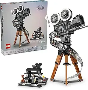 LEGO Disney Walt Disney Tribute Camera, Disney Fan Building Set 43230