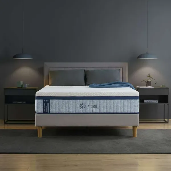 Zinus Ultra Cooling Green Tea Hybrid Mattress - Queen