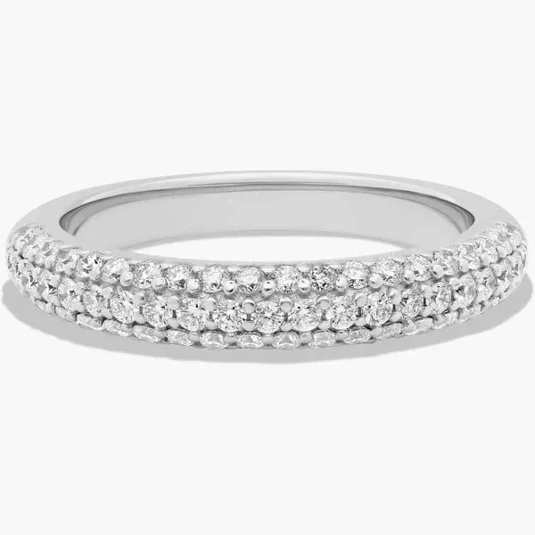 James Allen Triple Row Rounded Wedding Ring in 3.00mm