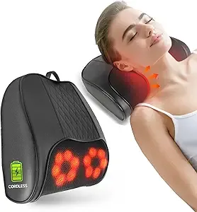 Neck and Back Massager with Heat