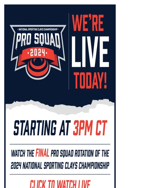 Vimeo - We're LIVE Today! Watch the Final National Championship Pro Squad Rotation at 3 pm CT