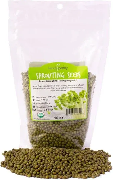 Handy Pantry Mung Bean Organic Sprouting Seeds