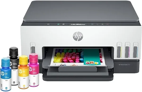 HP Smart Tank 6001 Wireless All-In-One Inkjet Printer