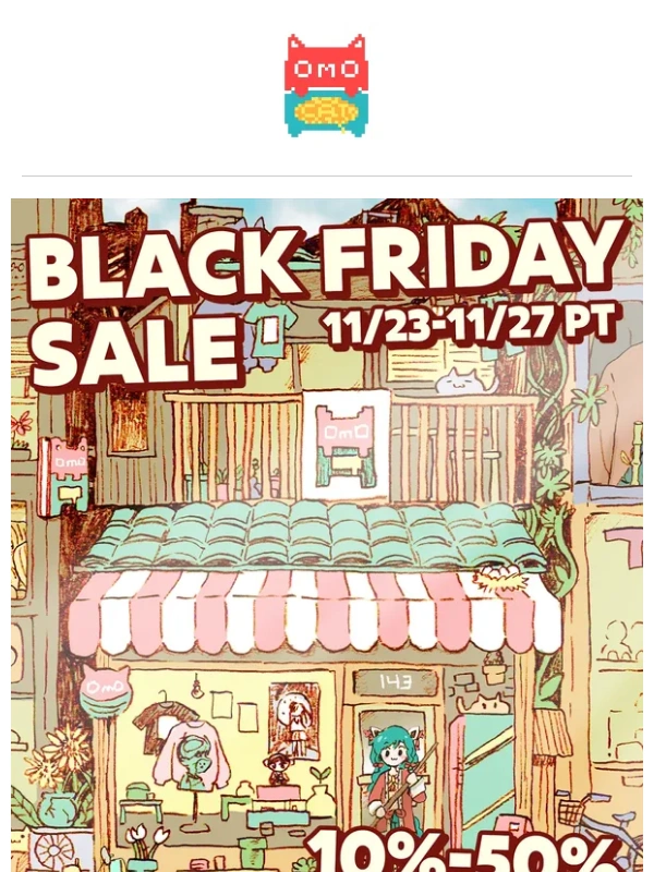 Omocat - OMOCAT Black Friday Sale