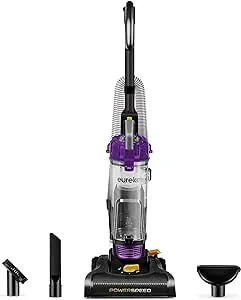 eureka NEU182B PowerSpeed Bagless Upright Vacuum Cleaner, Lite, Purple