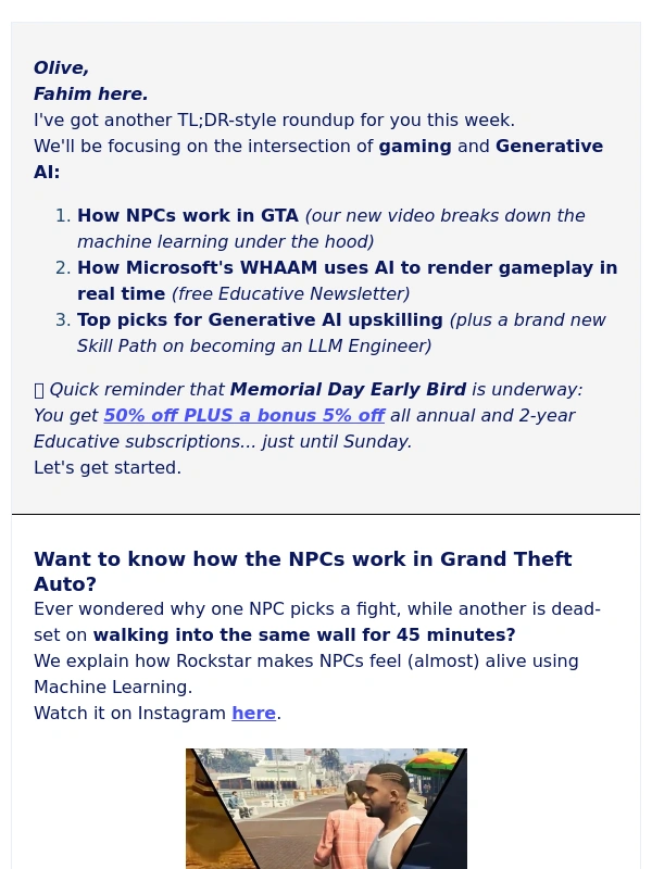 Educative - How GTA 6 uses AI in a new way