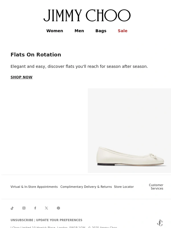 Jimmy Choo Shoes - Elevated Ease: Flats