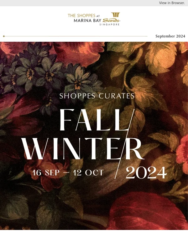 Marina Bay Sands - The Shoppes | Receive up to $350 Resort Dollars when you shop