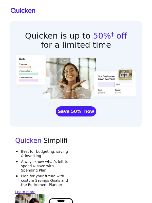 Quicken - Don’t forget your special gift: 50% Off! ?