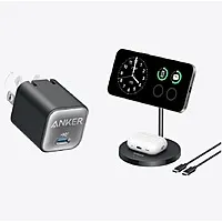 Anker Nano 30W Charger + MagGo 2-in-1 Wireless Charging Stand $43.18 + Free Shipping $42.18