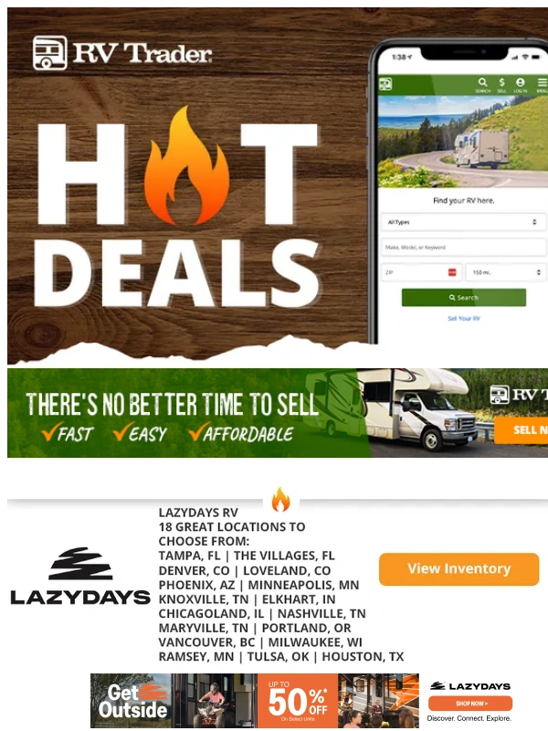 RV Trader - Hot Deals Too Good to Last!